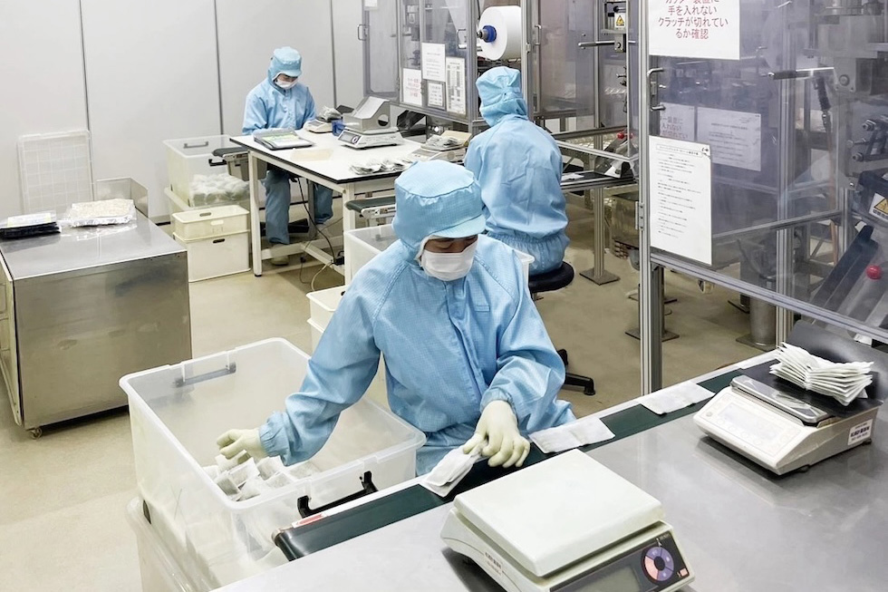 清潔で安心な工場環境